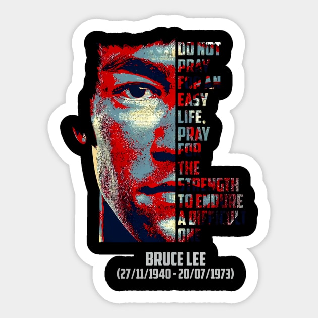 Bruce Dragon Legend Movie Bruce Jeet Kune Do Sticker by Garmentcrooks